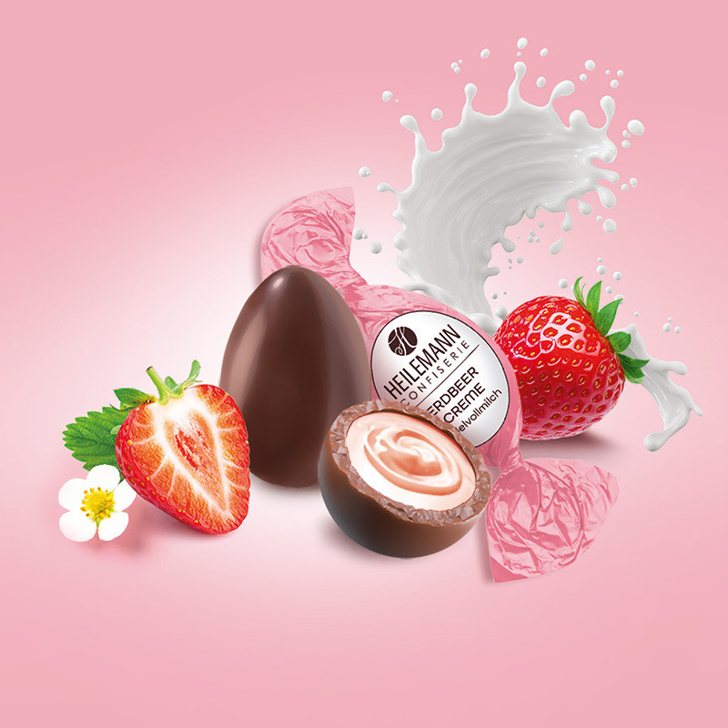 Heilemann Erdbeercreme-Ei, 20 g