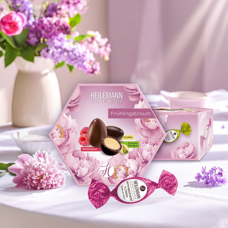 Heilemann Frühlingstraum gefüllte Eier mit Alkohol, 180 g