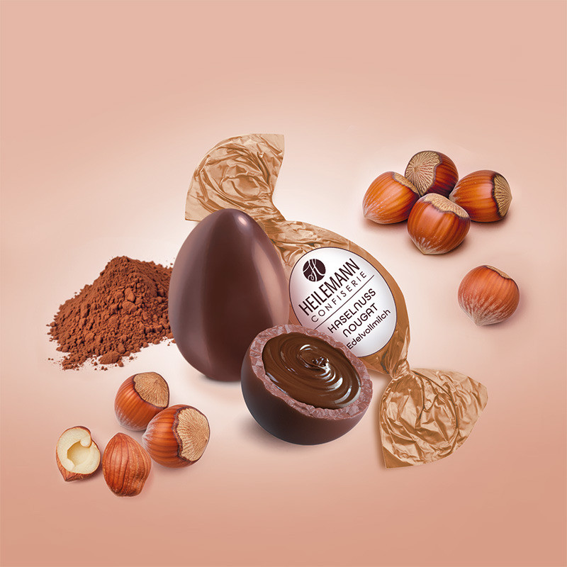 Heilemann Haselnuss-Nougat-Ei, 18 g