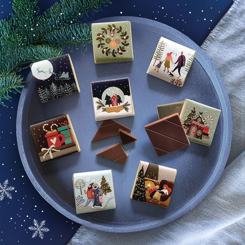 Heilemann Adventskalender Weihnachtshaus, 120 g