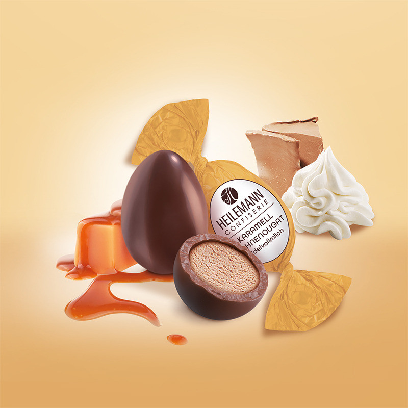 Heilemann Karamell-Sahnenougat-Ei, 18 g