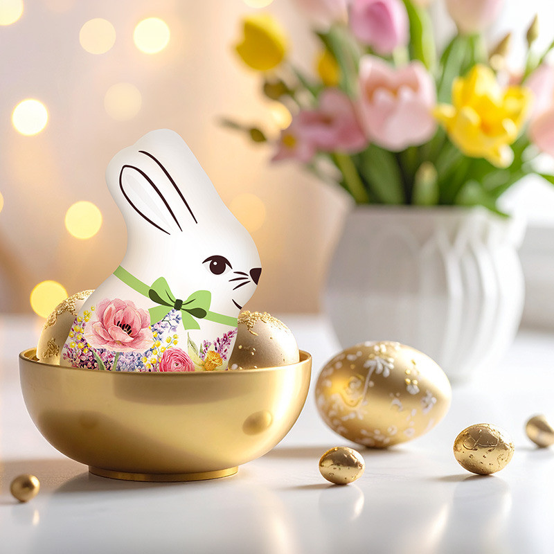 Heilemann Bunter Osterhase Edelvollmich, 50 g