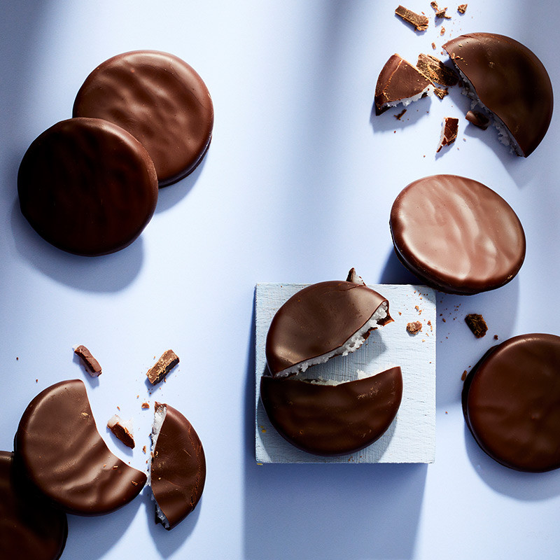 HUSSEL Pfefferminz-Taler Zartbitter, 125 g