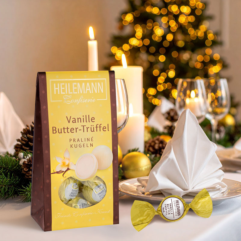 Heilemann Vanille-Butter Praliné-Kugeln, 90 g
