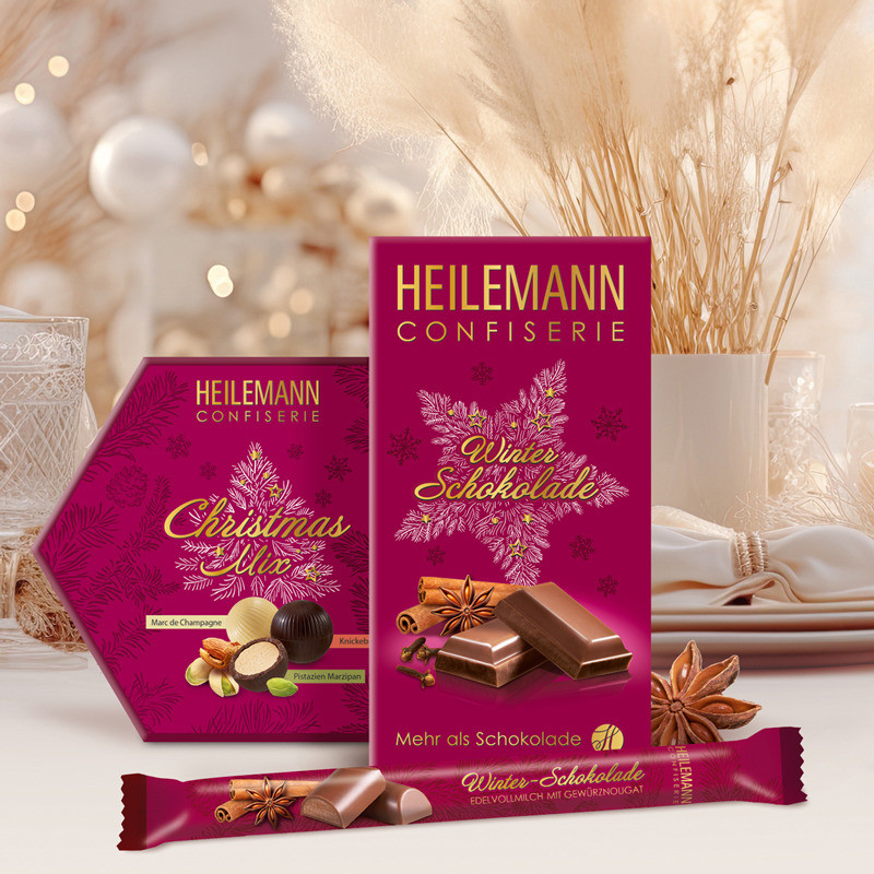 Heilemann Winter-Schokolade mit Gewürzen, 100 g