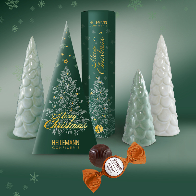 Heilemann Präsent mit Nougat-Kugeln, 60 g