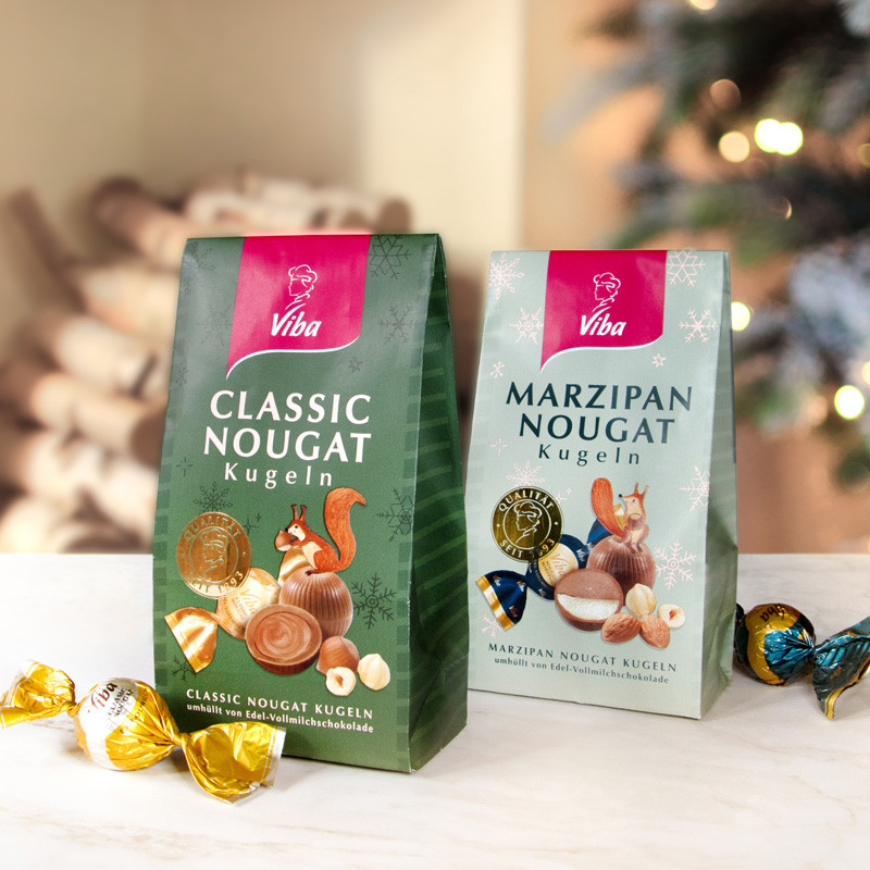 Viba Nougat-Marzipan-Kugeln, 105 g