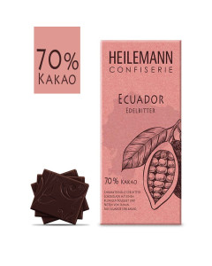 Heilemann Ursprungs-Schokolade Ecuador 70 % Kakao Edelbitter, 80 g