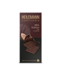 Heilemann 85% Kakao Edelbitter-Schokolade, 80 g
