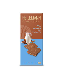 Heilemann 32% Kakao Edelvollmilch-Schokolade, 80 g