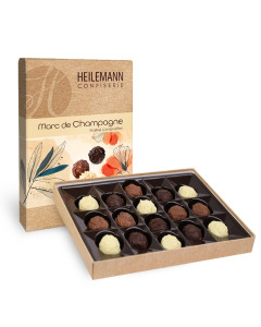 Heilemann Marc de Champagne Pralinen Komposition, 208 g, offen