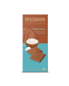 Heilemann Meersalz Edelvollmilch-Schokolade, 80 g