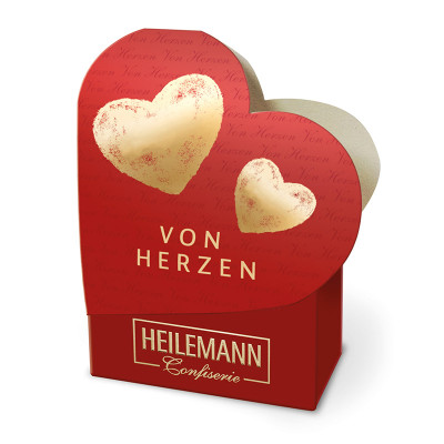 Heilemann VON HERZEN Kleines Schokoladen Präsent, 50 g