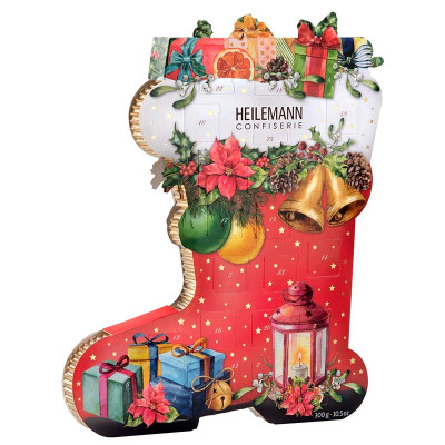 Heilemann Pralinen-Adventskalender Stiefel, 300 g