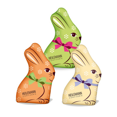 Heilemann Buntes Osterhäschen Edelvollmilch, 22 g