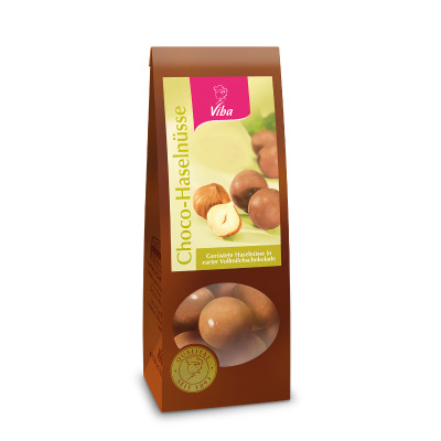 Viba Choco-Haselnüsse, 100 g