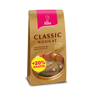 Viba Classic Nougat Aktionsbeutel, 120 g