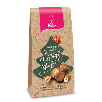 Viba Classic-Nougat-Kugeln, 105 g