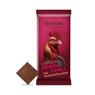 Heilemann Dark Chili Edelbitter-Schokolade, 37 g