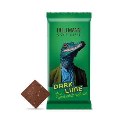 Heilemann Dark Lime Edelbitter-Schokolade, 37 g