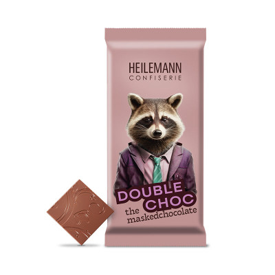 Heilemann Double Choc Edelvollmilch-Schokolade, 37 g