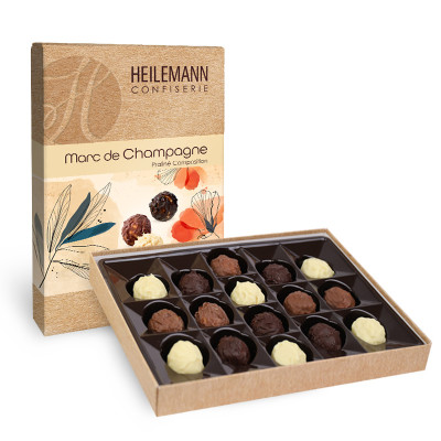 Heilemann Marc de Champagne Pralinen Komposition, 208 g