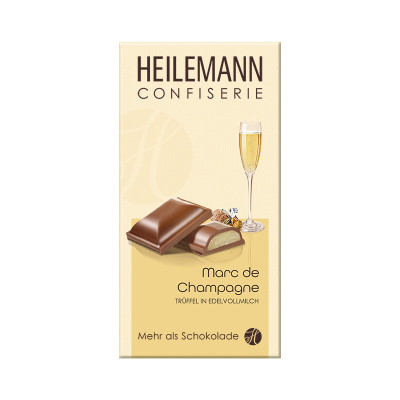 Heilemann Marc de Champagne-Trüffel in Edelvollmilch-Schokolade, 100 g