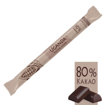 Heilemann Ursprungs-Stick Uganda 80 % Extra herb, 40 g