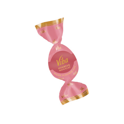 Viba Himbeer Nougat Eier im Beutel, 114 g