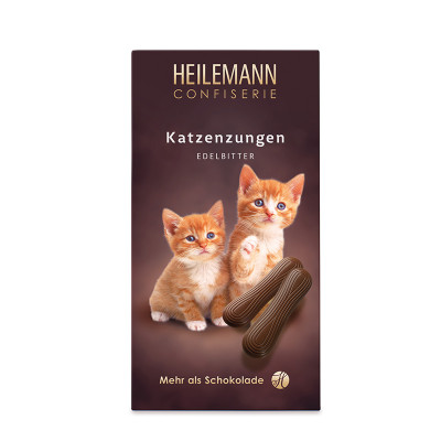 Heilemann Katzenzungen aus Zartbitter-Schokolade, 75 g