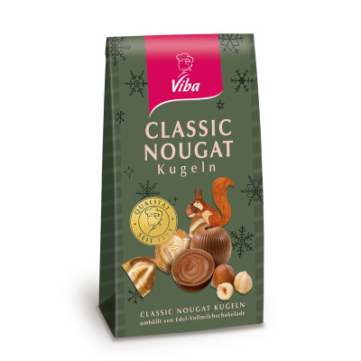 Viba Classic-Nougat-Kugeln, 105 g