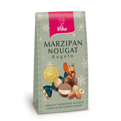 Viba Nougat-Marzipan-Kugeln, 105 g