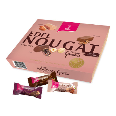 Viba Saison Genuss Nougat-Variation, 130 g