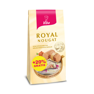 Viba Royal Nougat Aktionsbeutel, 120 g