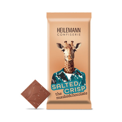 Heilemann Salted Crisp Edelvollmilch-Schokolade, 37 g