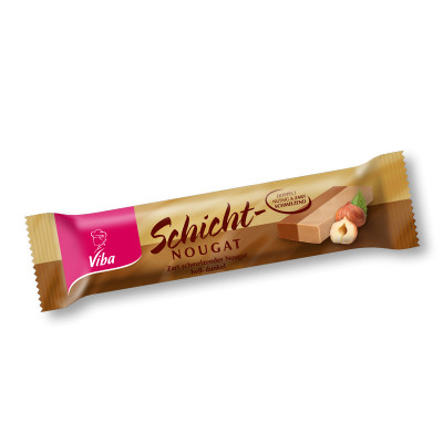 Viba Schicht-Nougat Riegel, 75 g