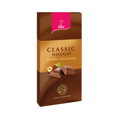 Viba Nougat-Tafelschokolade Classic, 100 g