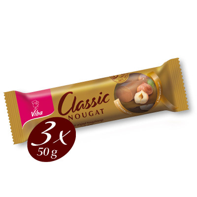 Viba Classic Nougat Jumbo 3er Pack, 150 g