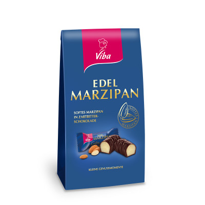 Viba Edel Marzipan Zartbitter Mini Beutel, 125 g