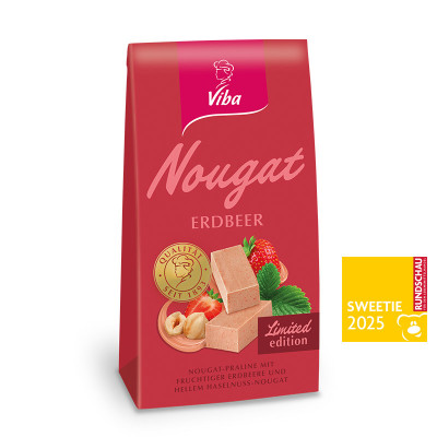 Viba Erdbeer-Nougat Beutel, 100 g