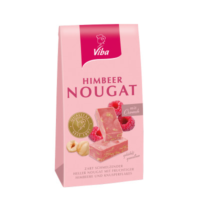 Viba Himbeer-Nougat mit Crunch, 100 g