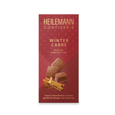 Heilemann Winter-Carré Pralinen, 80 g