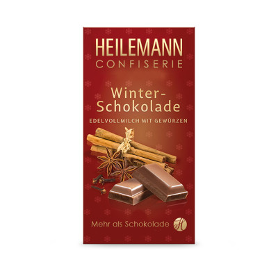 Heilemann Winter-Schokolade mit Gewürzen, 100 g