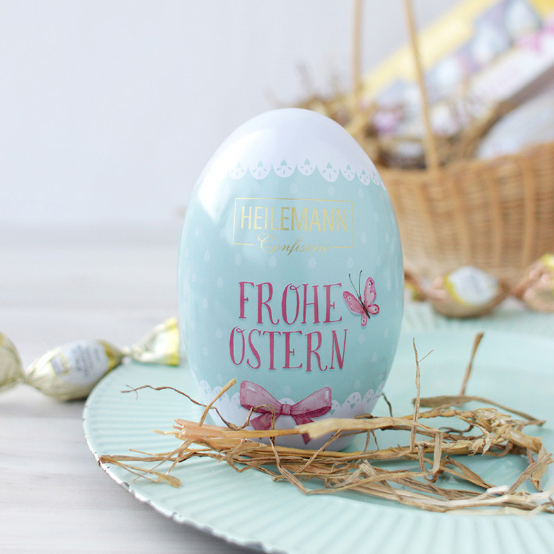 Heilemann Frohe Ostern Geschenkdose Osterei, 126 g