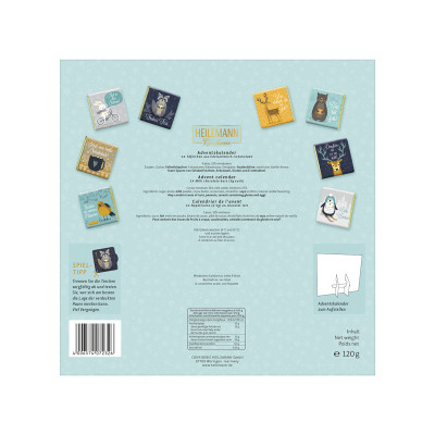 Heilemann Tisch-Adventskalender Täfelchen, 120 g