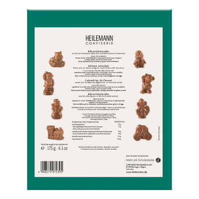 Heilemann Kinder-Adventskalender Vollmilch, 175 g