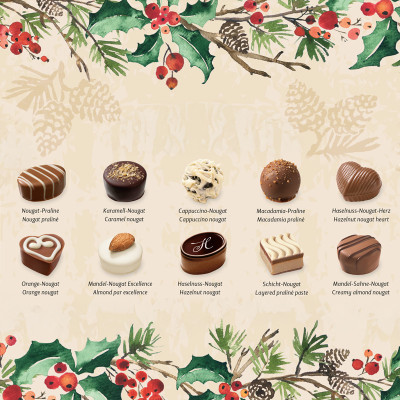 Heilemann Adventskalender Pralinen, 290 g