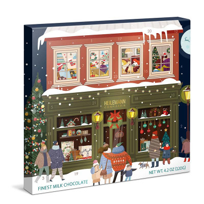 Heilemann Adventskalender Weihnachtshaus, 120 g