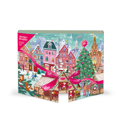 Viba Adventskalender Weihnachtsmarkt, 245 g
