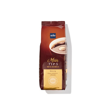 arko Kaffee Typ 5 Softbag, gemahlen, 250 g